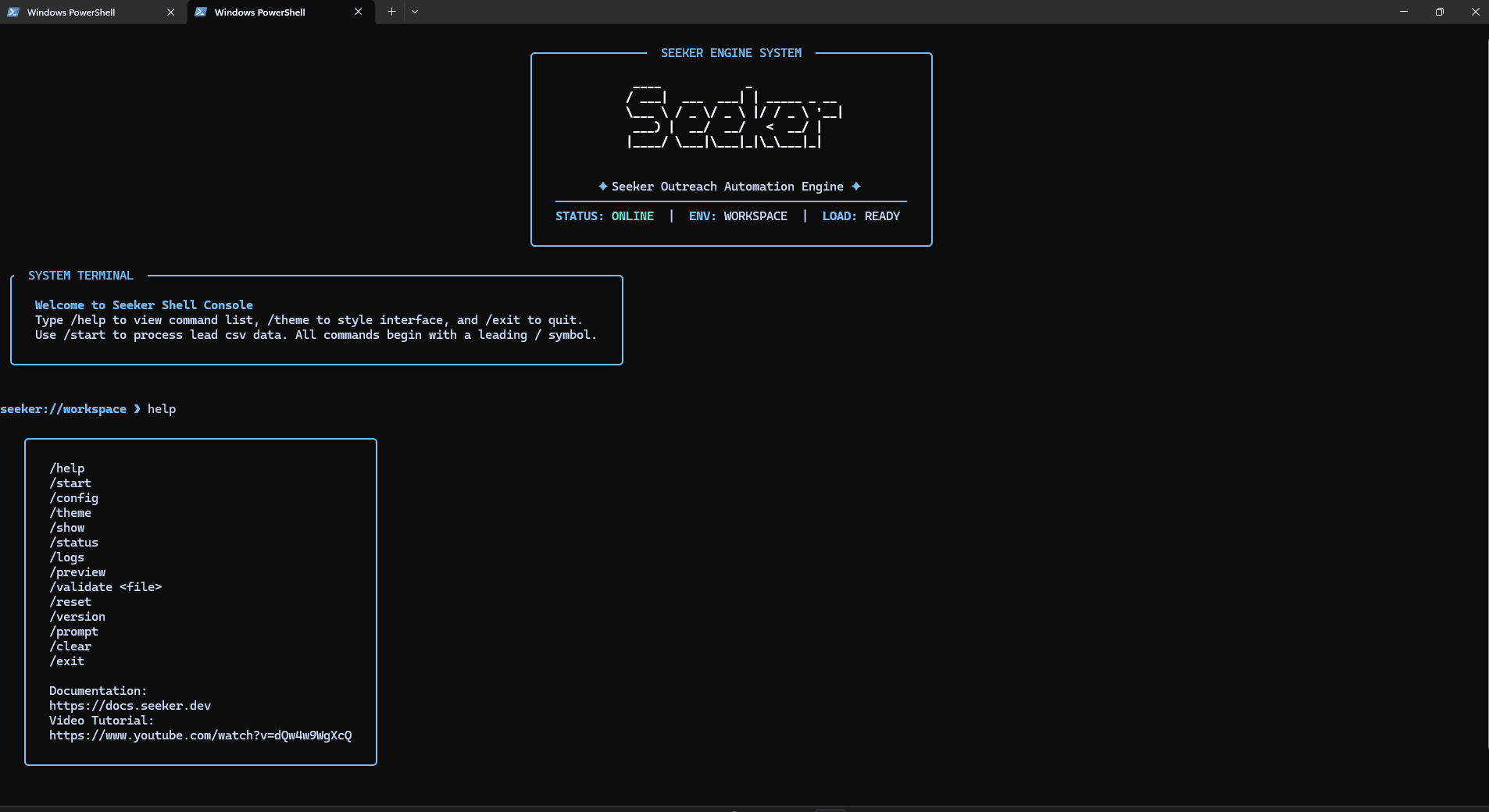 Seeker CLI
